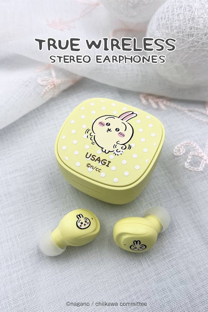 イエロー 完全ワイヤレスイヤホン ケース付き Amazon.co.jp: 多摩電子工業 ちいかわ完全ワイヤレスイヤホン3